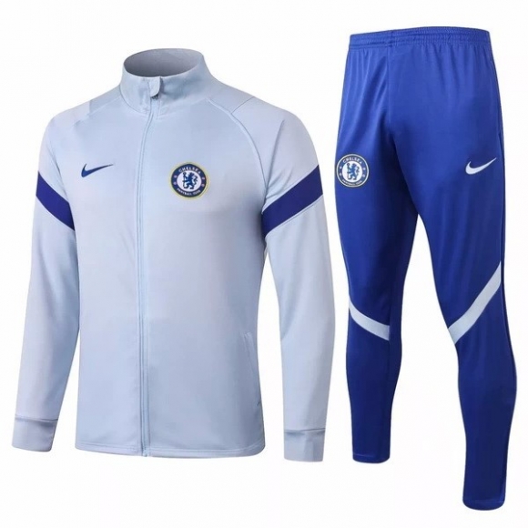 Giacca Chelsea 2020/21 Grigio Luce Blu