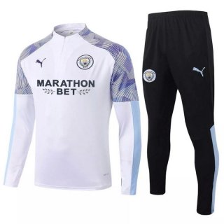Giacca Manchester City 2020/21 Bianco Porpora
