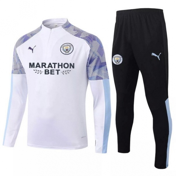 Giacca Manchester City 2020/21 Bianco Porpora