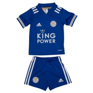 Maglia Leicester City Home Bambino 2020/21 Blu