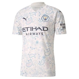 Maglia Manchester City Terza 2020/21 Bianco