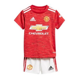 Maglia Manchester United Home Bambino 2020/21 Rosso