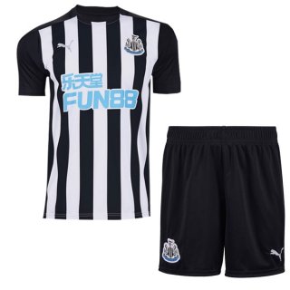 Maglia Newcastle United Home Bambino 2020/21 Bianco Nero