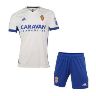 Maglia Real Zaragoza Home Bambino 2020/21 Bianco Blu