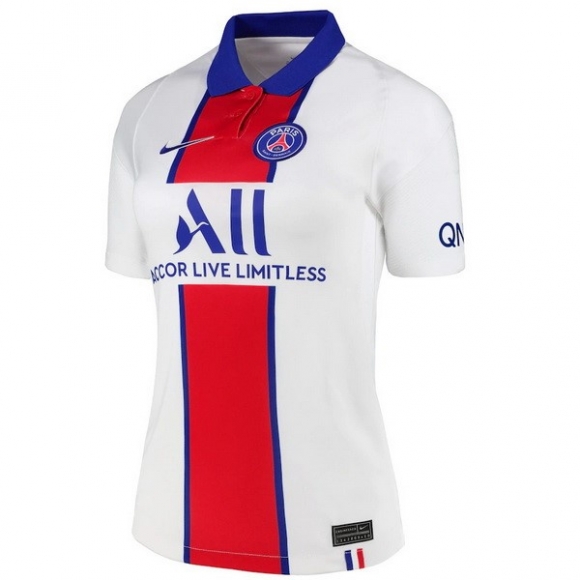 Maglia Paris Saint Germain Away Donna 2020/21 Bianco