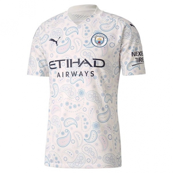 Thailandia Maglia Manchester City Terza 2020/21 Bianco