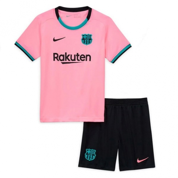 Maglia Barcellona Terza Bambino 2020/21 Rosa