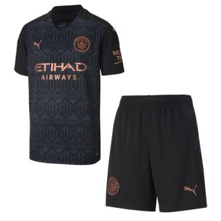 Maglia Manchester City Away Bambino 2020/21 Nero