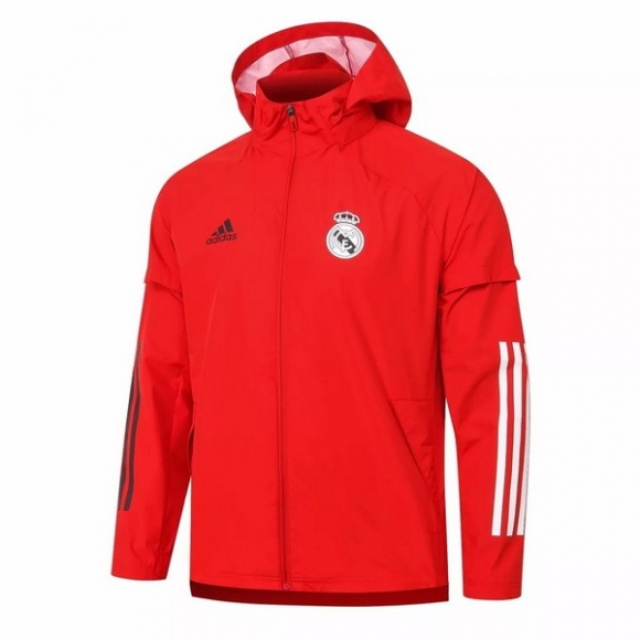 Giacca A Vento Real Madrid 2020/21 Rosso