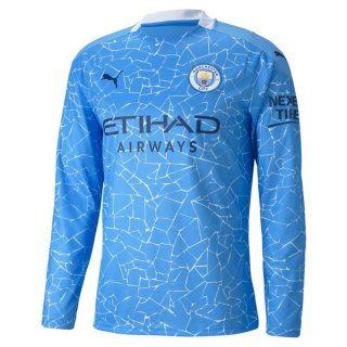 Thailandia Maglia Manchester City Home Ml 2020/21 Blu