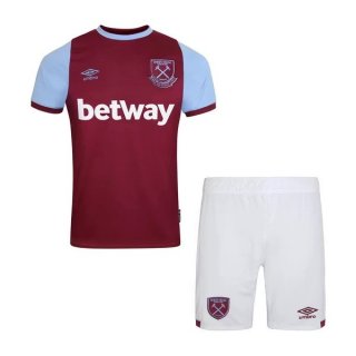 Maglia West Ham United Home Bambino 2020/21 Rosso