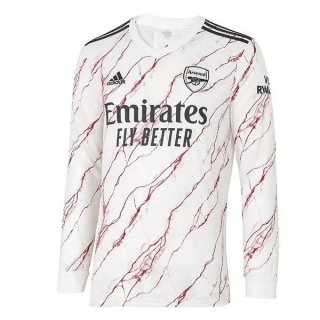 Thailandia Maglia Arsenal Away Ml 2020/21 Bianco