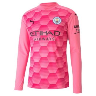 Thailandia Maglia Manchester City Terza Ml Portiere 2020/21 Rosa