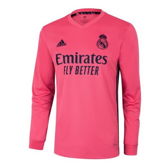 Thailandia Maglia Real Madrid Away Ml 2020/21 Rosa