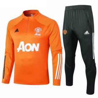 Giacca Manchester United 2020/21 Arancione Nero