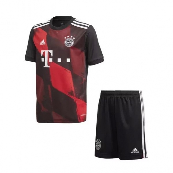 Maglia Bayern Munich Terza Bambino 2020/21 Nero
