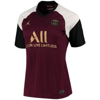 Maglia Paris Saint Germain Terza Donna 2020/21 Borgogna