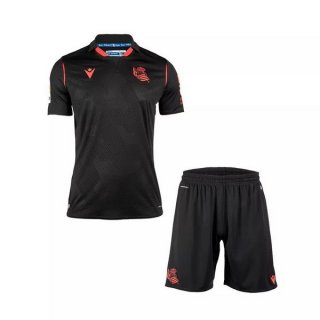 Maglia Real Sociedad Away Bambino 2020/21 Nero