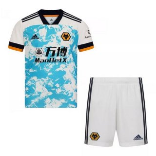 Maglia Wolves Away Bambino 2020/21 Bianco