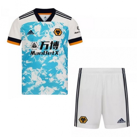 Maglia Wolves Away Bambino 2020/21 Bianco