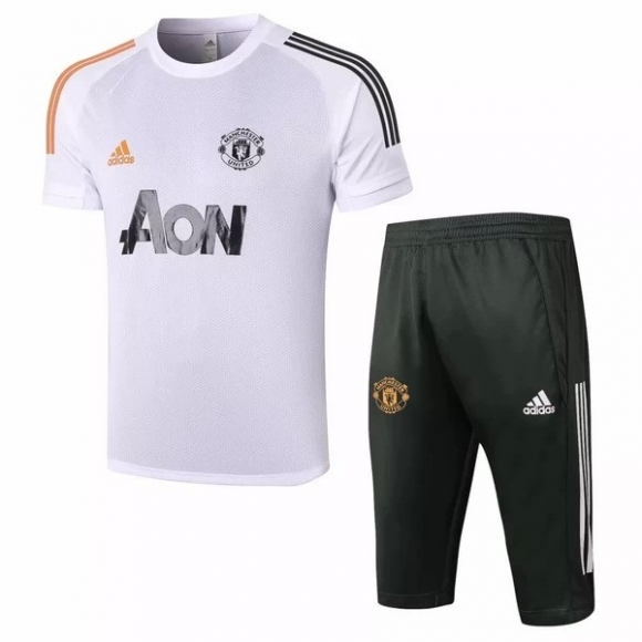 Formazione Manchester United Set Completo 2020/21 Bianco Nero
