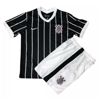 Maglia Corinthians Paulista Away Bambino 2020/21 Nero
