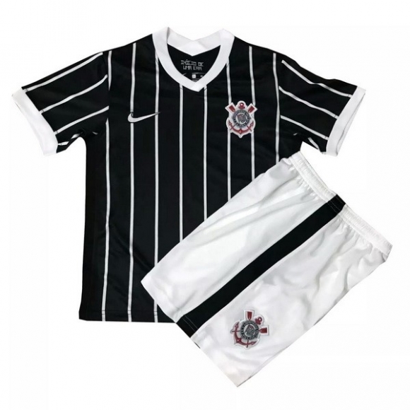 Maglia Corinthians Paulista Away Bambino 2020/21 Nero