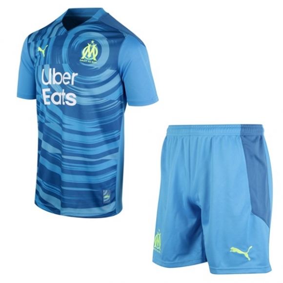 Maglia Marseille Terza Bambino 2020/21 Blu