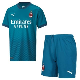 Maglia AC Milan Terza Bambino 2020/21 Blu