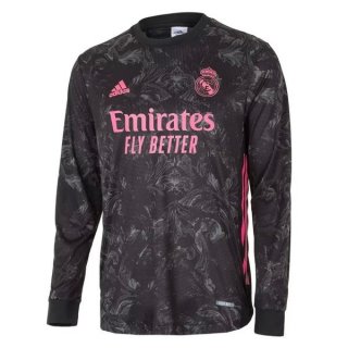 Thailandia Maglia Real Madrid Terza ML 2020/21 Nero