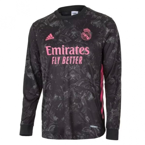 Thailandia Maglia Real Madrid Terza ML 2020/21 Nero