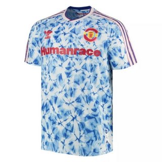Thailandia Maglia Manchester United Human Race 2020/21 Blu