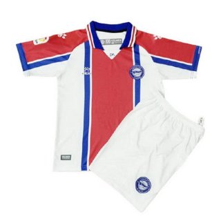 Maglia Deportivo Alavés Away Bambino 2020/21 Rosso