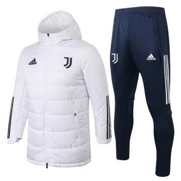 Giù Giacca Juventus Set Completo 2020/21 Bianco