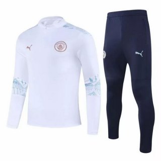 Giacca Manchester City 2020/21 Bianco Blu