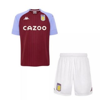 Maglia Aston Villa Home Bambino 2020/21 Rosso