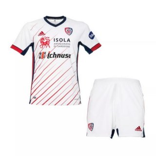 Maglia Cagliari Away Bambino 2020/21 Bianco