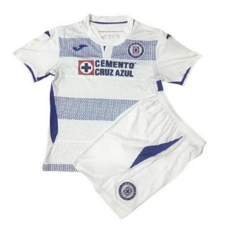 Maglia Cruz Blu Away Bambino 2020/21 Bianco