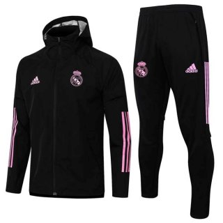 Giacca a vento Real Madrid Set Completo 2020/21 Nero Rosa