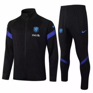 Giacca Países Bajos 2020 Nero Navy