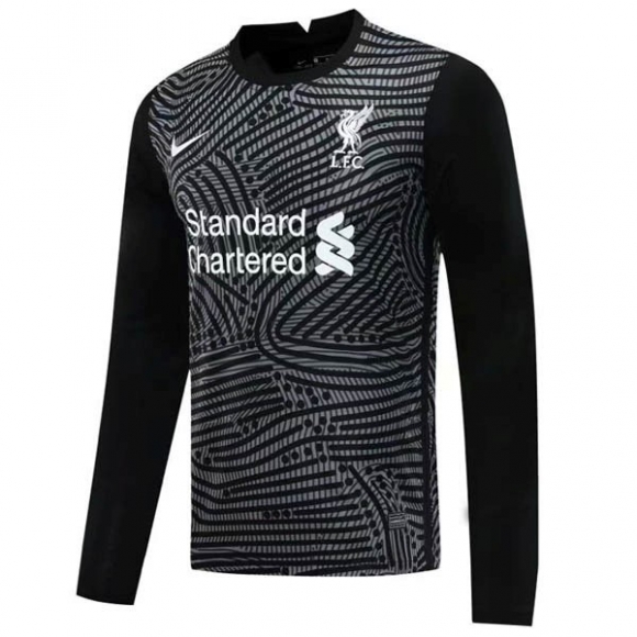 Thailandia Maglia Liverpool Home ML Portiere 2020/21 Nero