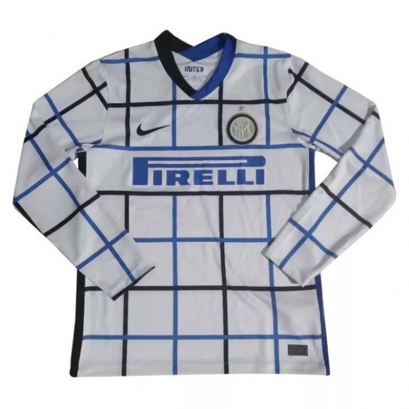 Thailandia Maglia Inter Milan Away ML 2020/21 Bianco
