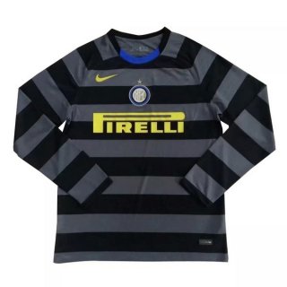 Thailandia Maglia Inter Milan Terza ML 2020/21 Grigio
