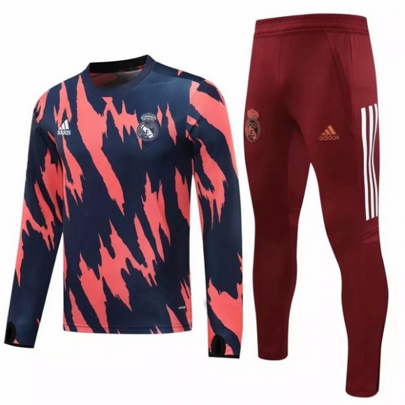 Giacca Real Madrid 2020/21 Arancione Blu Rosso