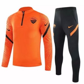 Giacca AS Roma 2020/21 Arancione Nero