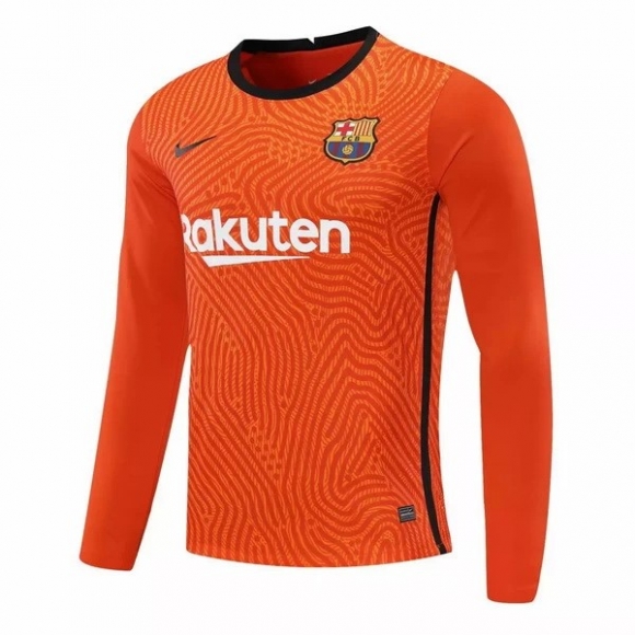 Thailandia Maglia Barcellona Portiere ML 2020/21 Arancione