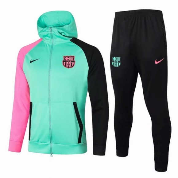 Giacca a Vento Barcellona 2020/21 Verde Rosa