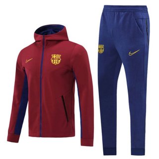Giacca a Vento Barcellona 2020/21 Borgogna Blu