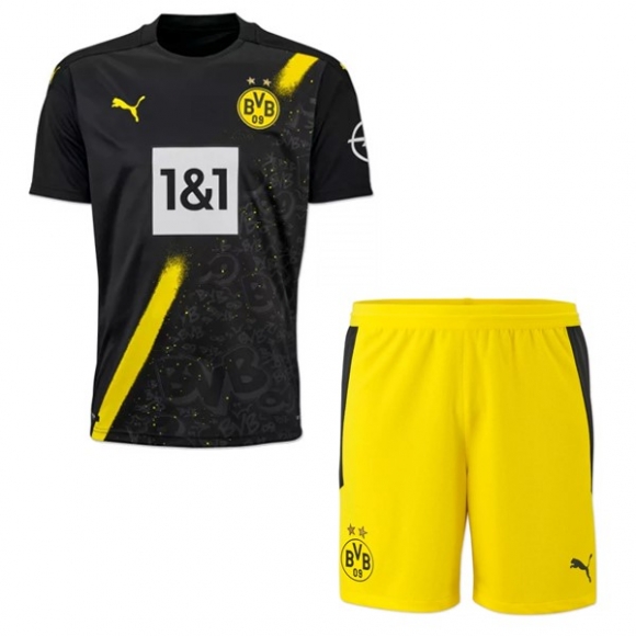 Maglia Borussia Dortmund Away Bambino 2020/21 Nero