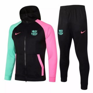 Giacca a Vento Barcellona 2020/21 Nero Verde Rosa